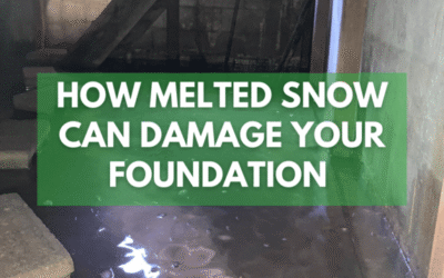 How Melted Snow Can Damage Your Foundation