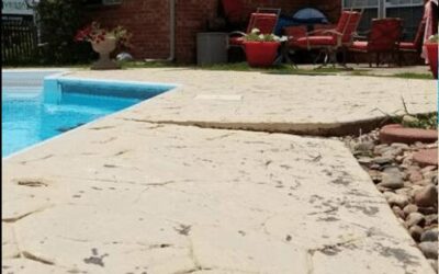 Stamped and Textured Concrete Repair in Newcastle, OK