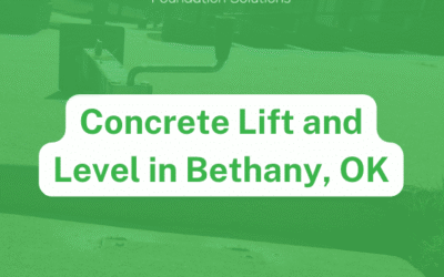 Concrete Lift and Level in Bethany, OK