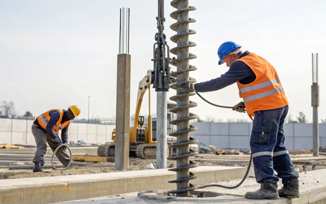 How Helical Piers Are Installed: What to Expect