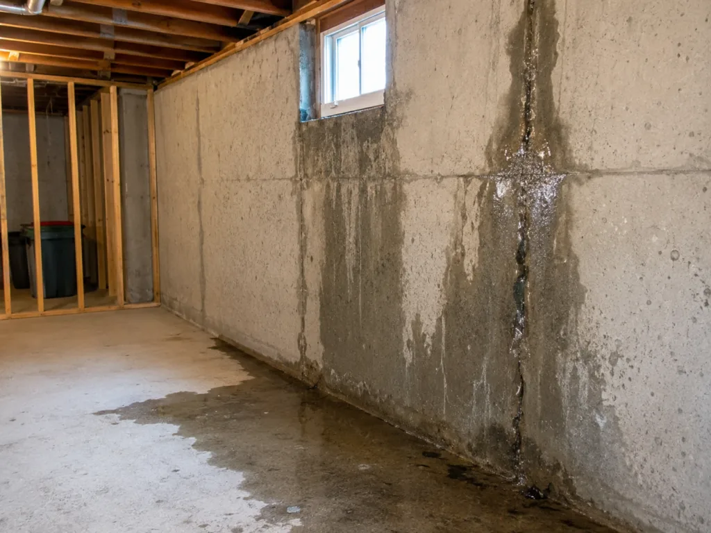 basement leak repair