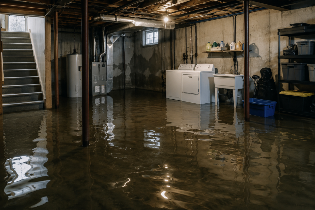 wet basement Oklahoma
