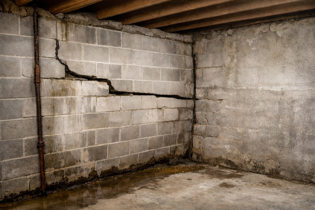 basement leak repair